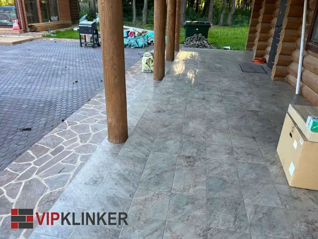 Напольная клинкерная плитка Paradyz Mattone Pietra Ochra, 300*300*11 мм, изображение из исходного каталога 3