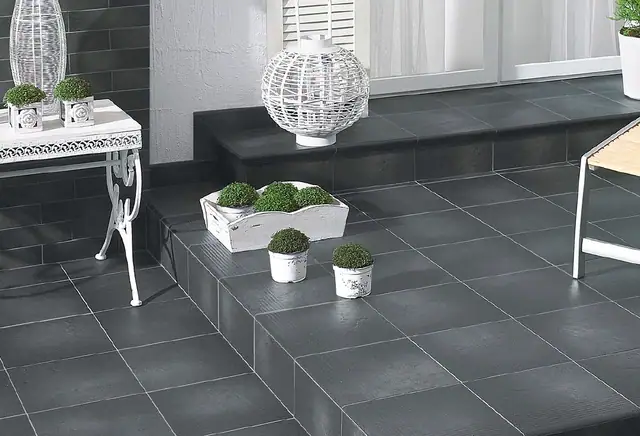 Плинтус структурный левый Paradyz Semir Grafit, 300*81*11 мм, изображение из исходного каталога 1