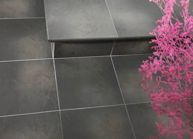 Плинтус структурный левый Paradyz Semir Grafit, 300*81*11 мм, изображение из исходного каталога 2