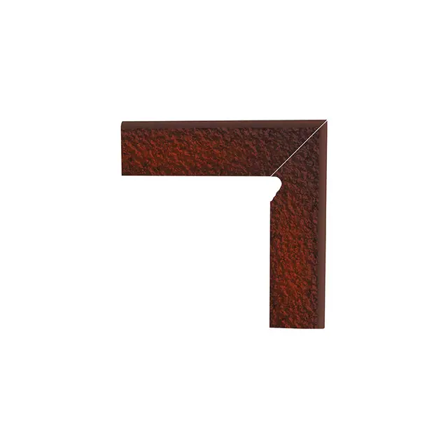 Плинтус структурный правый / левый Paradyz Cloud Brown Duro, 300*81*11 мм