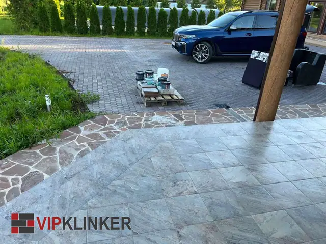 Напольная клинкерная плитка Paradyz Mattone Pietra Ochra, 300*300*11 мм, изображение из исходного каталога 1
