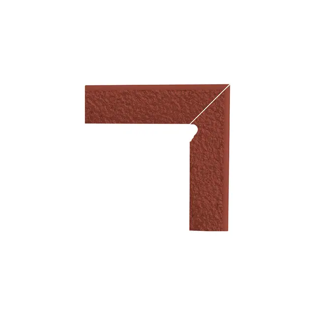Плинтус структурный правый Paradyz Natural Rosa Duro, 300*81*11 мм