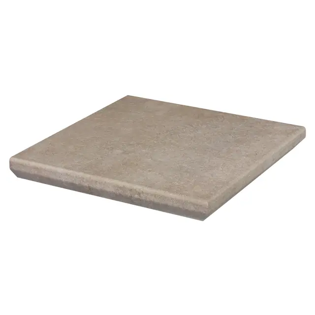 Угловая клинкерная ступень с капиносом Paradyz Viano Beige, 330*330*11 мм