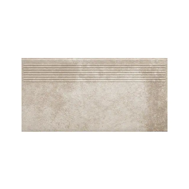 Фронтальная клинкерная ступень простая Paradyz Viano Beige, 300*600*11 мм