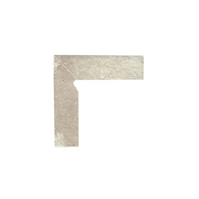 Плинтус структурный левый Paradyz Scandiano Beige, 300*81*11 мм