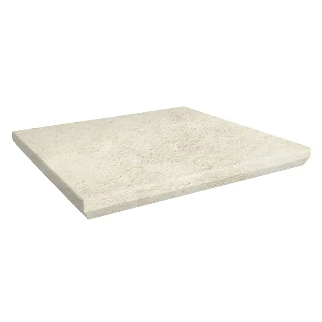 Угловая клинкерная ступень с капиносом Paradyz Scandiano Beige, 330*330*11 мм
