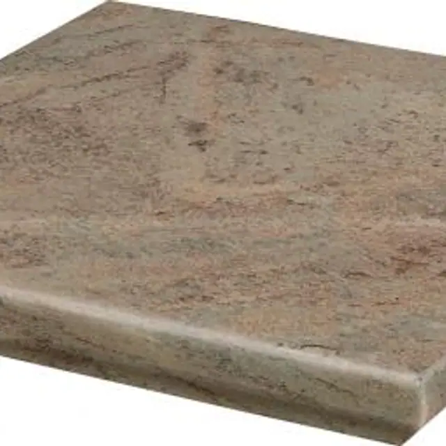 Угловая клинкерная ступень с капиносом Paradyz Mattone Pietra Beige, 330*330*11 мм