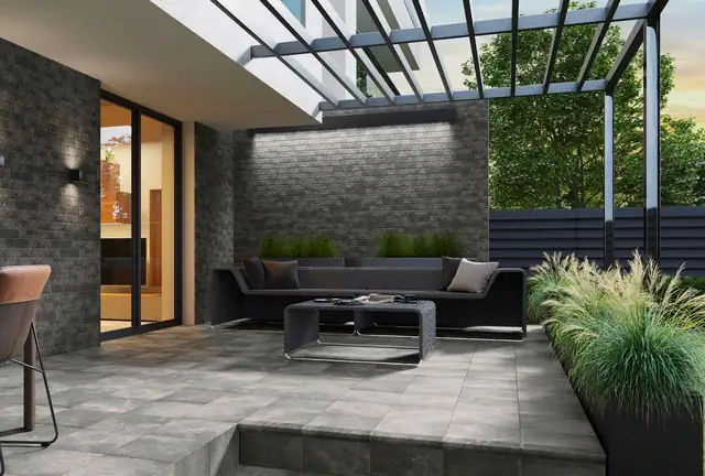 Фронтальная клинкерная ступень простая Paradyz Arteon Grys, 300*300*11 мм, изображение из исходного каталога 1