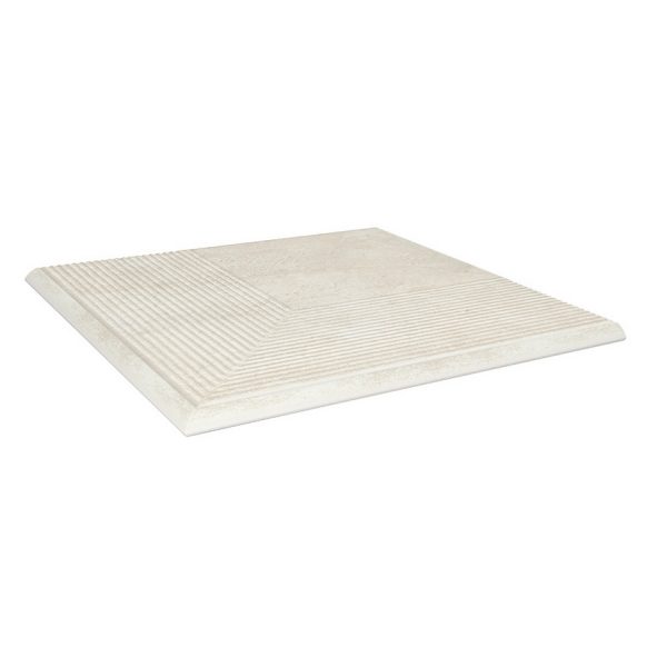 Scandiano Beige ступень угловая структурная 30x30