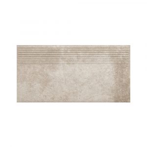 Viano Beige ступень прямая рифленая 30x60