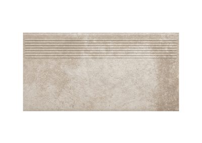 Viano Beige ступень прямая рифленая 30x60